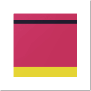 An admirable batter of Very Light Pink, Raisin Black, Almost Black, Dingy Dungeon and Piss Yellow stripes. Posters and Art